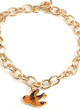 欧美夸张短款配饰项链