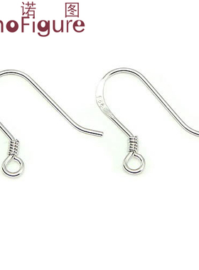 法诺图XDP003银配件弹簧耳钩925银耳饰耳环DIY配饰耳扣耳坠挂钩