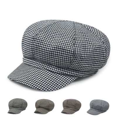 女时尚画家帽复古休闲鸭舌八角帽