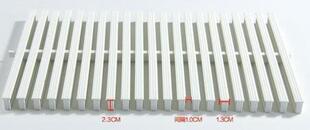 PP工字型格栅转弯泳池格栅防滑篦子渠面地沟盖板防紫外线泳池设备