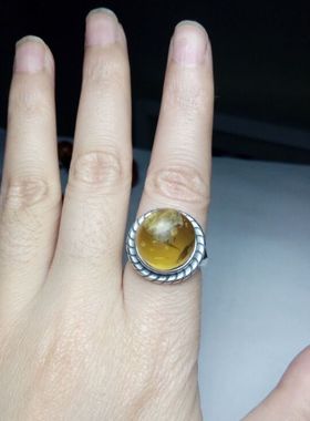 925纯银戒指托镀白金戒指空托