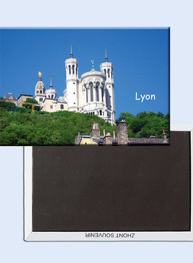 卡通定制 法国里昂 旅游度假纪念品 创意冰箱贴磁贴20798个性创意