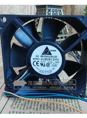 原装台达 8025 12V 0.41A 4针PWM温控机箱8CM液压风扇 AUB0812VH