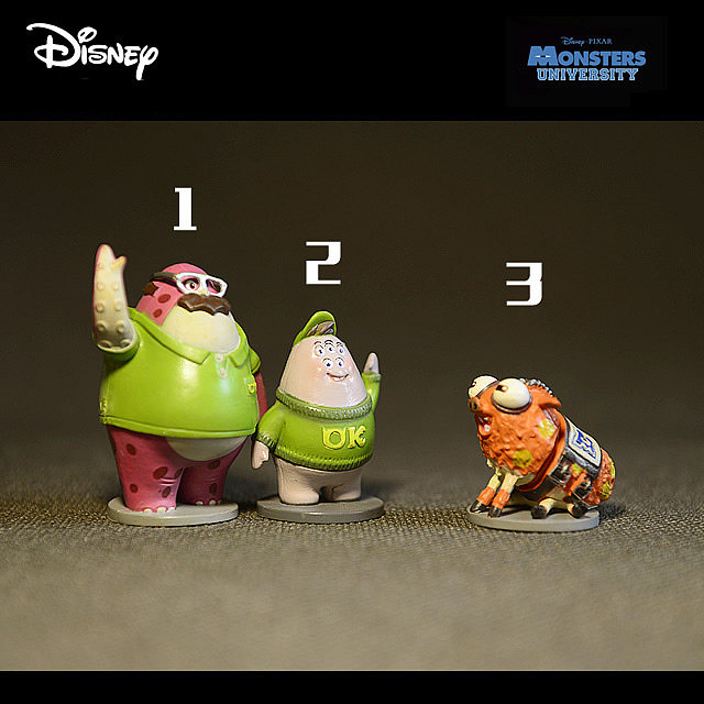 【绝品】美国正版 怪物大学 怪物电力公司 多眼仔 公仔模型摆件