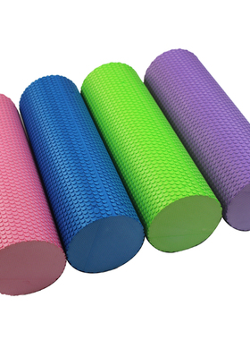 包邮EVA按摩瑜伽柱放松肌肉健身滚轴foam roller泡沫轴 普拉提棒