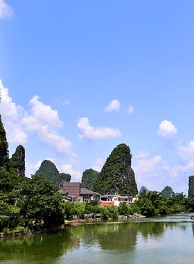 精美高清广西桂林墙壁风水背景图