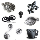 精品简约厨柜 铝制单孔 现代欧式 橱柜门把手田园衣柜抽屉拉手