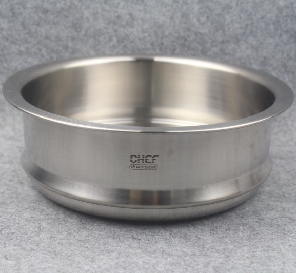 304不锈钢20/24cm汤锅　宽边蒸篦