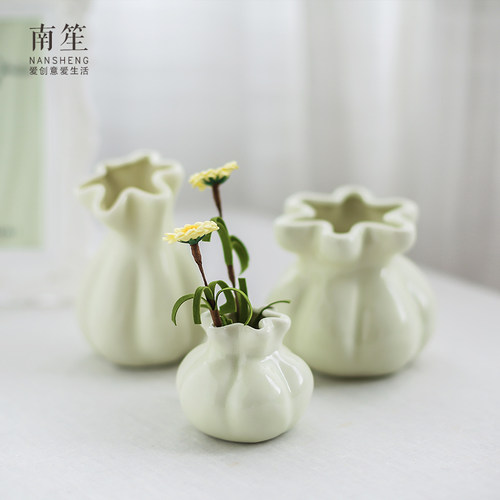 南笙小清新简约水培摆件陶瓷