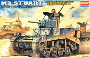 爱德美拼装模型13270 1/35 M3斯图亚v特HONEY轻型坦克(AC1399
