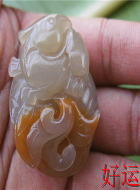 战国红玛瑙宝石手工玉佩吊坠包邮