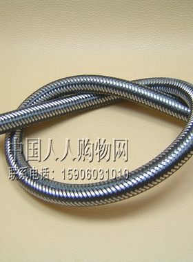 软管304不锈钢丝尼龙丝混编耐温耐压带扳手高强度厨卫软管进水管