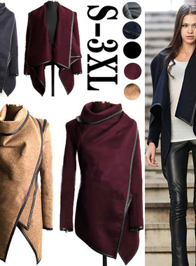 2016 women new fashion autumn winter wool coats jackets 3XL
