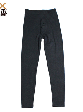 雅尔香  咖啡碳贴服热拉姆 舒适薄款保暖裤男 14214