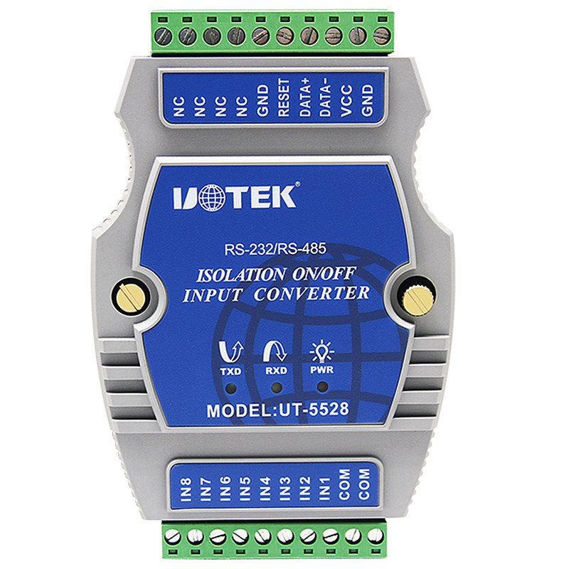 宇泰科技 UT-5528 8通道光隔开关量输入控制模块转换器 原装