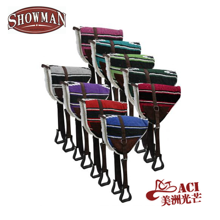 美国进口马具 Showman 纳瓦霍马鞍 骣骑鞍 印第安马鞍 简易鞍 运动/瑜伽/健身/球迷用品 马鞍 原图主图