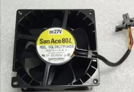 三洋 SAN ACE 80L 9JL0827P1K03 8038 27V 0.8A 金属框  散热风扇
