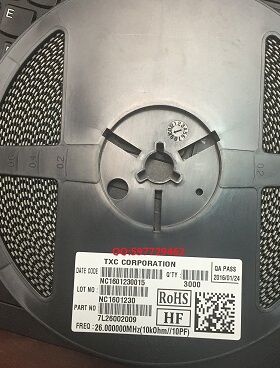 7L26002009 TCXO温补贴片晶振TXC晶振 高精度26mhz 26.000MHZ实照