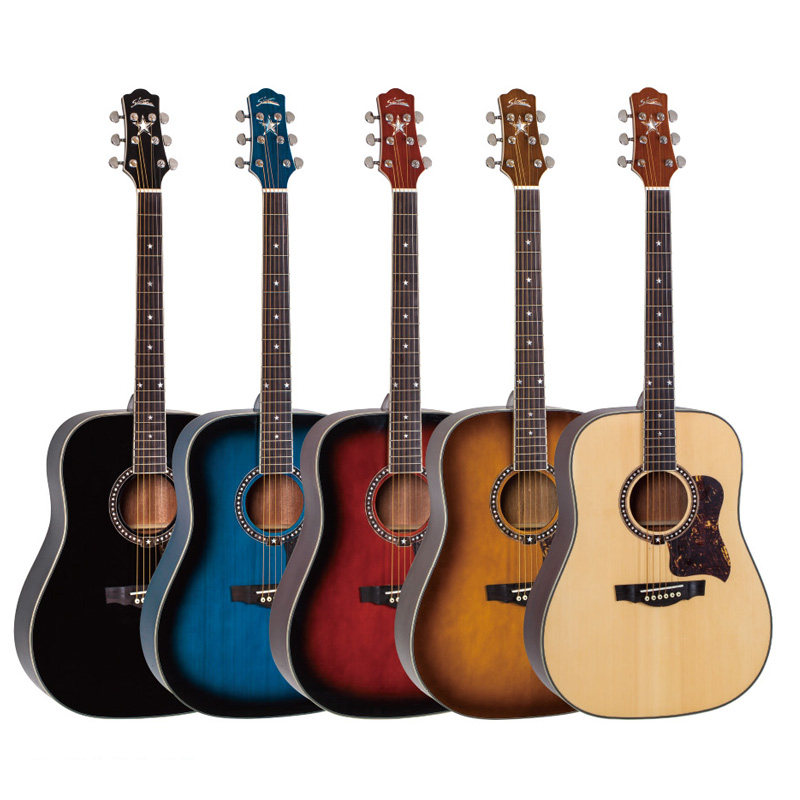 星臣41英寸dg220吉它星辰吉他dg120初学入门民谣jita圆角木吉他