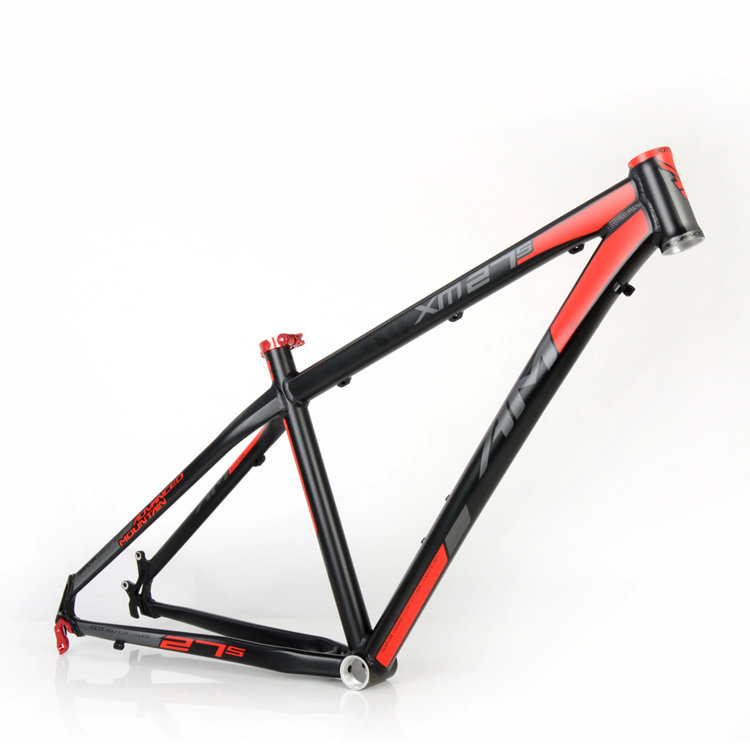 5寸al6061铝合金 抛光高强度越野山地自行车车架