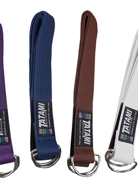 Tatami正品Casual BJJ Rank Belt柔术服 段位带 白 黑 蓝 粽 腰带