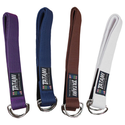 Tatami正品Casual BJJ Rank Belt柔术服 段位带 白 黑 蓝 粽 腰带