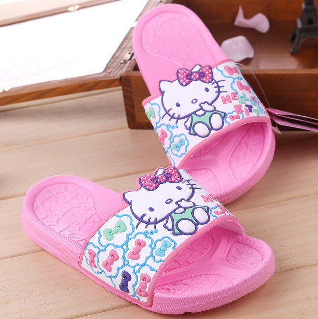 Pantoufles enfants en autre HELLO KITTY pour été - Ref 986940 Image 1
