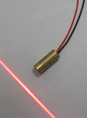 一字线红色红外高亮激光头激光器镭射灯模块制作定位器定位仪水平