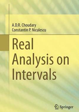 【预订】Real Analysis on Intervals
