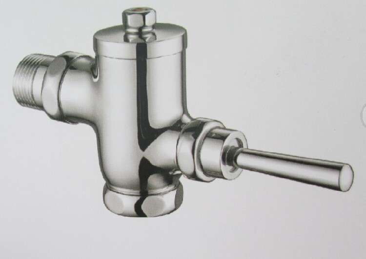 铜入墙式手按蹲便器冲水器 按压冲洗阀 手压 大便蹲坑延时阀