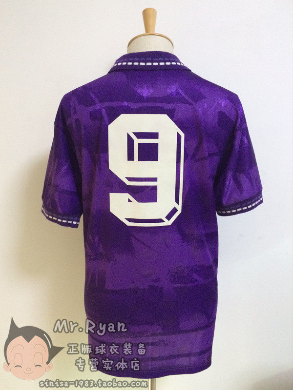 93-94 佛罗伦萨 主场 球员版球衣 9号 巴蒂斯图塔