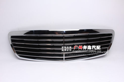 适配奔驰E级 W211E260 E240 E230 E200 E300 E280中网前格栅风网