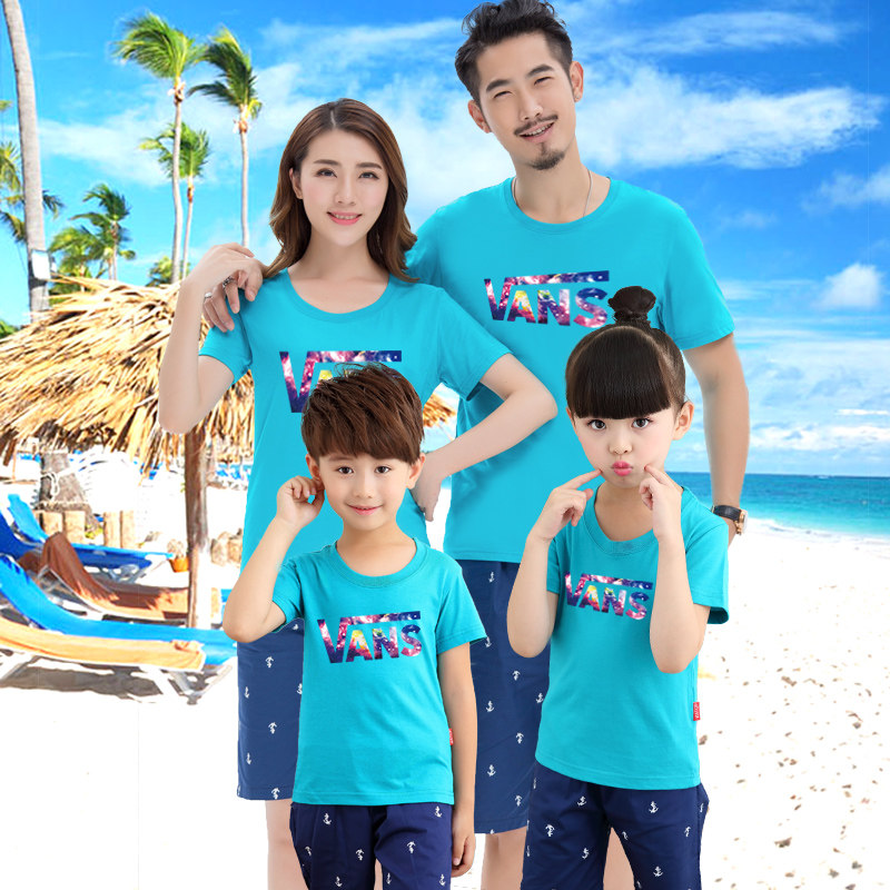 韓版夏季情侶裝2020新款純棉加肥加大成人親子男裝女裝休閑T恤衫在類目 女裝/女士精品, T恤中 - 來自Buy2taobao.com提供專業的淘寶代購服務