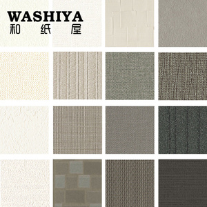 【和纸屋】灰白色系纯色色版 素纯色 进口日本墙纸壁纸 按米卖