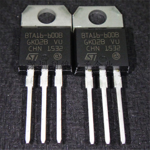 全新 BTA16-600B TO-220  16A/600V 双向可控硅 晶闸管  现货