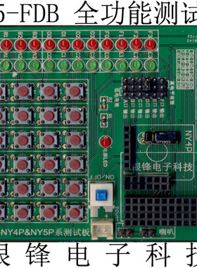 Nyquest 九齐5系列多功能测试板 语音芯片开发工具 NY5 FDB开发板