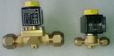 鸿森HONG SEN电磁阀1028-2/6mm1/4焊口2分冷库制冷电磁阀