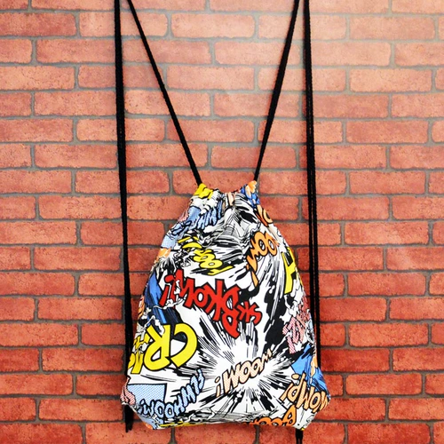 Мешочек, рюкзак, сумка для путешествий подходит для мужчин и женщин, свежий тканевый мешок, на шнурках