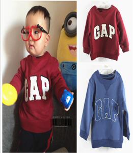 babyapple新款加绒徽标宝宝卫衣儿童外套宝宝衣服儿童t恤外出衣服