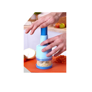 韩国手动捣蒜器 捣末器 金属刀片蔬菜粉碎器◆干果 蔬菜切碎器Z