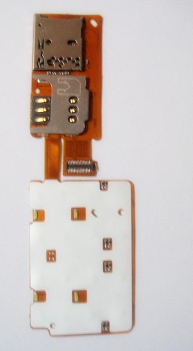 适用诺基亚 X3-02 按键板小板SIM卡座 内存卡座卡座卡槽排线连带 3C数码配件 手机零部件 原图主图