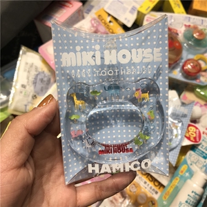 【现货】日本本土 mikihouse宝宝可爱手环型卡通牙刷日本制