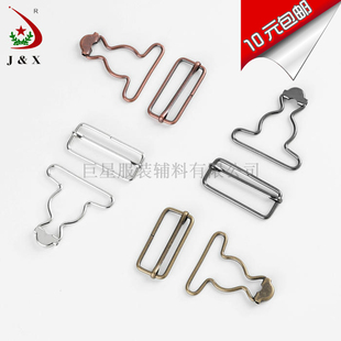 背带裤扣子纽扣挂钩金属葫芦扣牛仔孕妇吊带女装调节日子扣工字扣