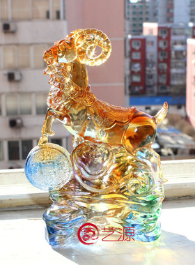 如意琉璃商务刻字礼物