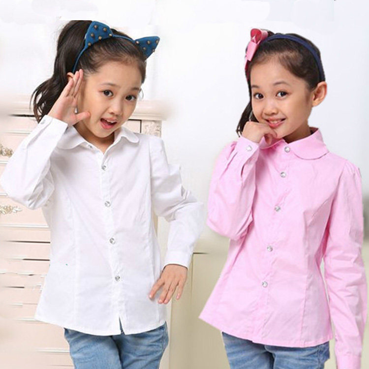 Chemise fille à manche longue - Ref 2085360 Image 1