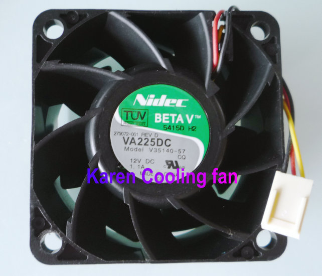 全新原装NIDEC 6038 12V 1.1A VA225DC V35140-57 CQ散热风扇