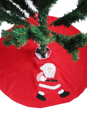 圣诞节装饰品圣诞树裙绿色圣诞树底座围裙圣诞树底部围栏布栅栏