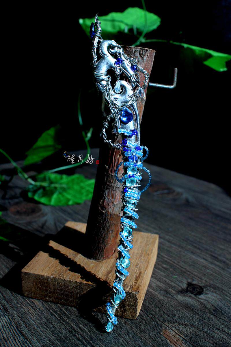 【醒月舫】【焚三世】私人定制 剑三明教90橙武衍生 多宝发簪