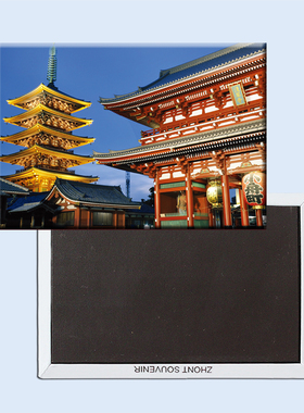 世界旅游冰箱贴日本浅草寺古建筑磁性贴个性创意磁贴送朋友20941