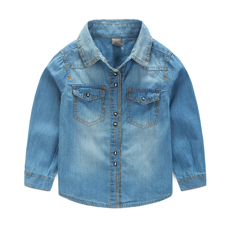 Chemise garcon à manche longue en coton - Ref 2082143 Image 1